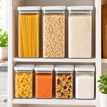 Pantry Storage | Plastic | Kitchen | Home Cooks | Clean Lines