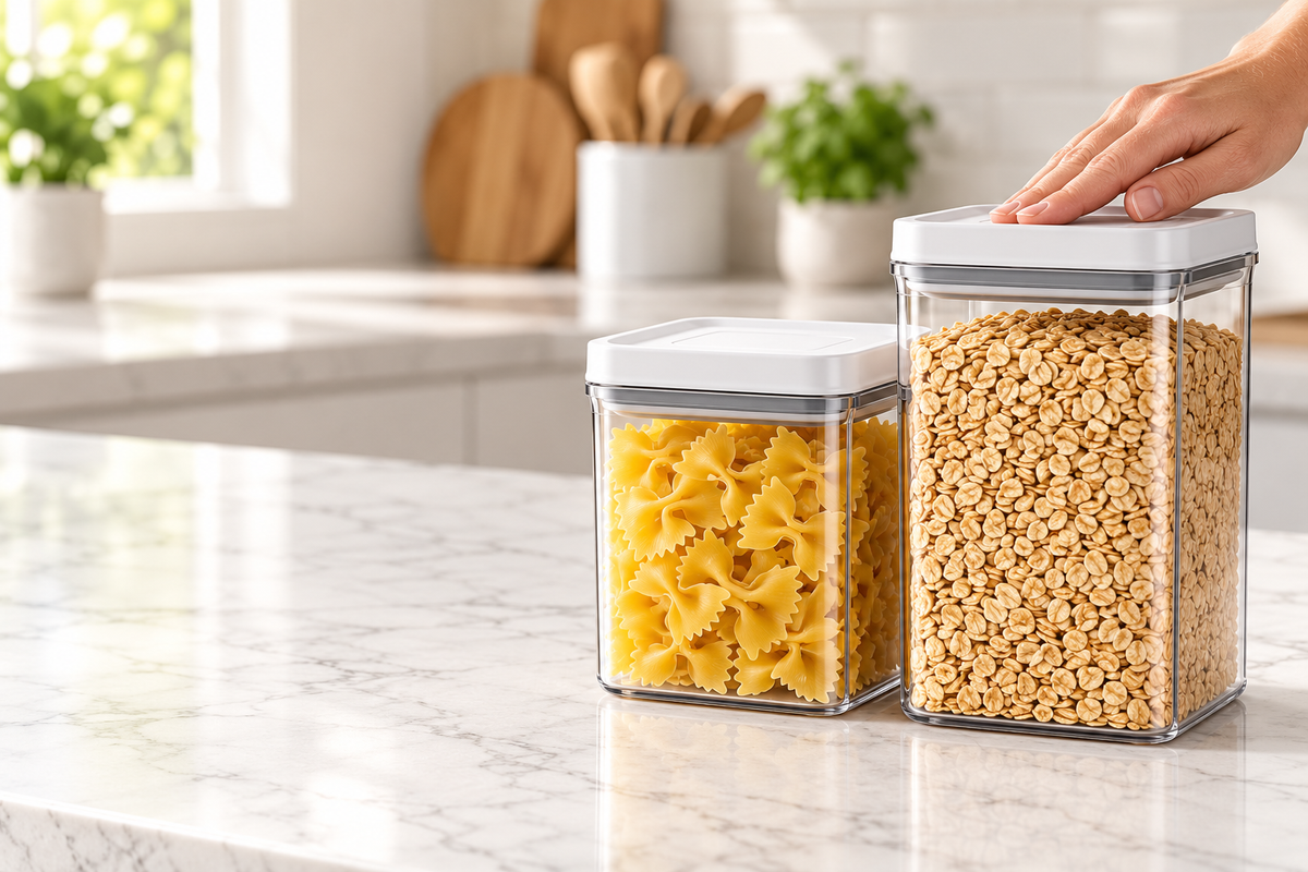 Pantry Storage | Plastic | Kitchen | Home Cooks | Clean Lines